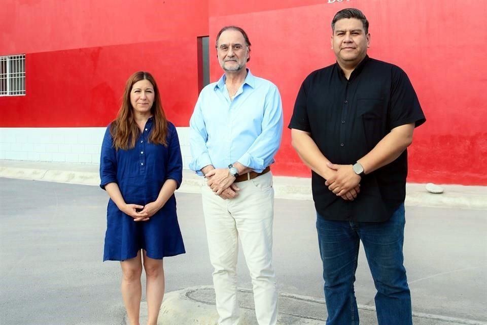 Monica Sanchez (left to right), Jorge Garcia Segovia and Ivan Valdez.