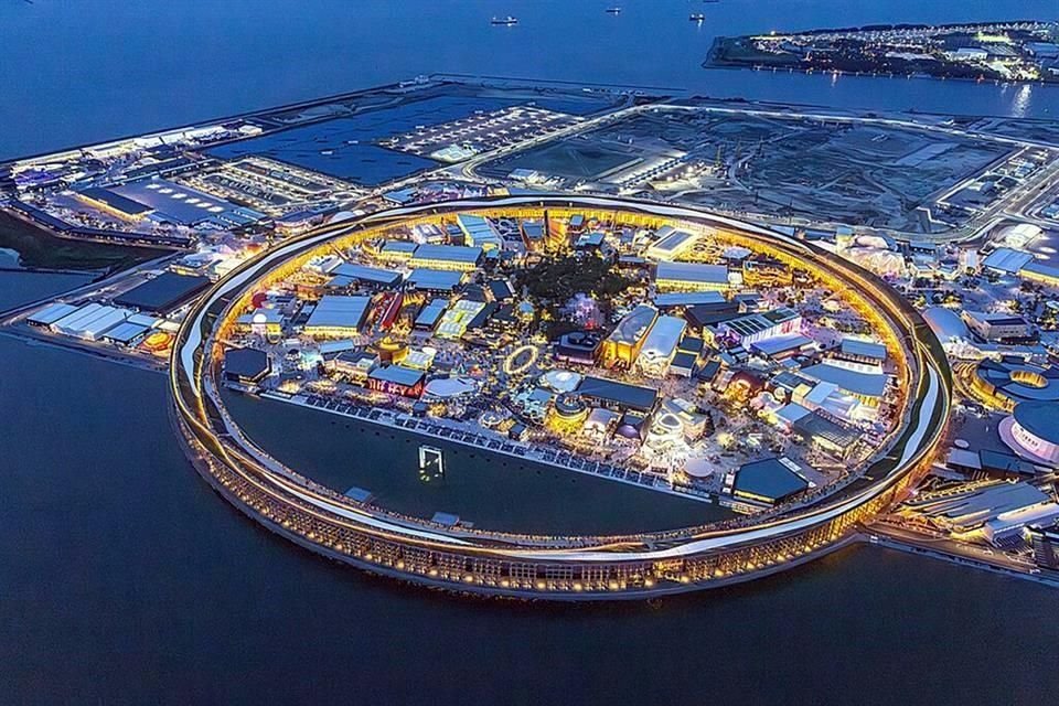La Expo Mundial 2025 Osaka, con una superficie 155 hectáreas, está rodeada por un 'gran anillo' de madera, del arquitecto Sou Fujimoto, quien se inspiró en la tradición arquitectónica de su país.