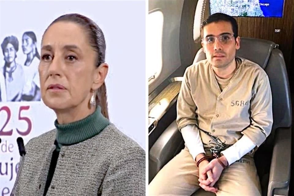 Presidenta Sheinbaum dijo ayer que si Ovidio Guzmán, hijo de 'El Chapo' Guzmán, acusa a mexicanos en EU se deberán entregar pruebas a FGR.