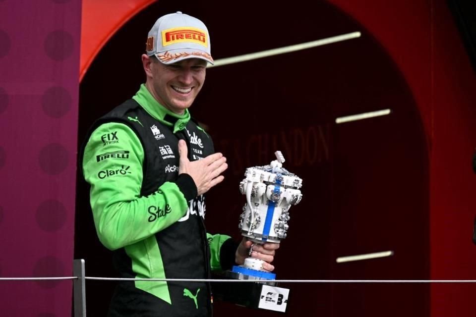 La satisfacción de Nico Hülkenberg era evidente.