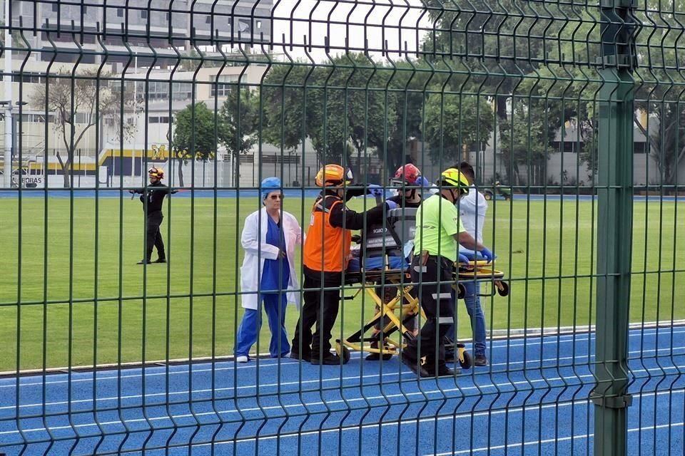 El operativo se desplegó hasta las canchas del área médica de la UANL.
