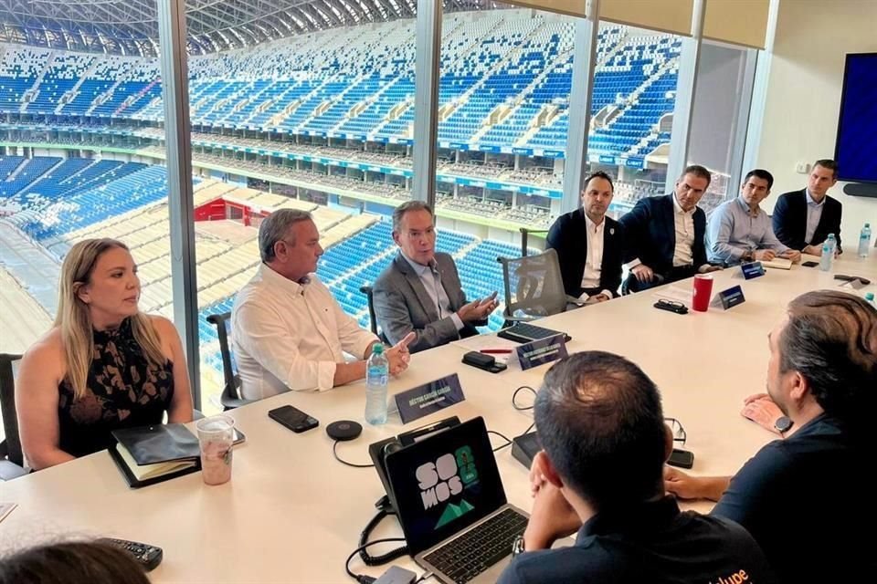 En una publicación hecha en redes sociales, Gutiérrez calificó como 'productiva' a la reunión realizada en el Estadio de los Rayados.
