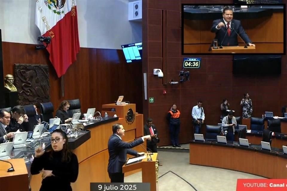 Aspecto de la sesión de este miércoles de la Comisión Permanente.