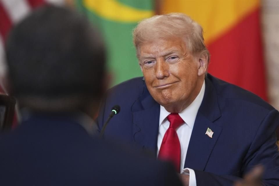 El Presidente estadounidense Donald Trump durante un evento en la Casa Blanca, en Washington, el 9 de julio de 2025.