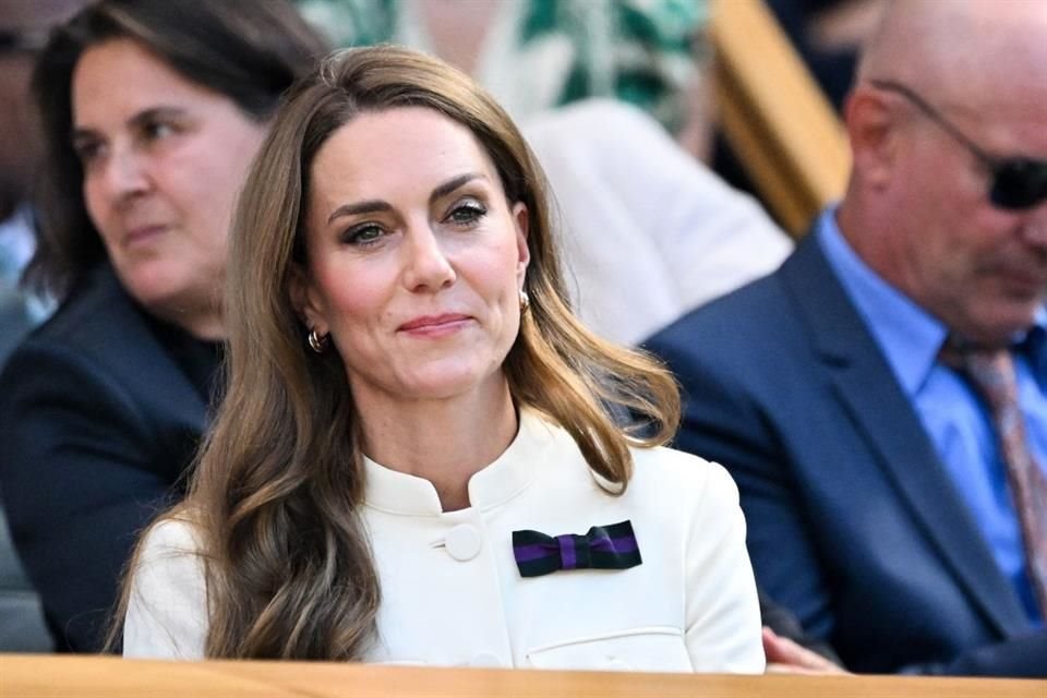 La Princesa Kate Middleton regresa a Wimbledon tras superar el cáncer y entregará el trofeo a la campeona de la final femenina este sábado.