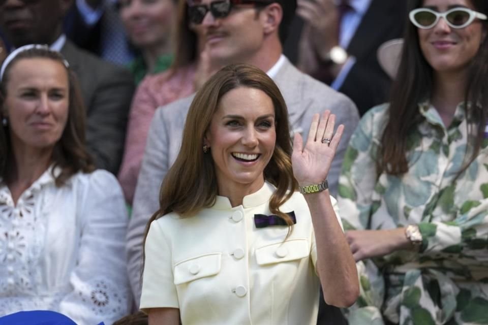 Desde 2016, la Princesa de Gales ha sido la patrona del All England Club y ha asistido de forma regular a las finales de Wimbledon.