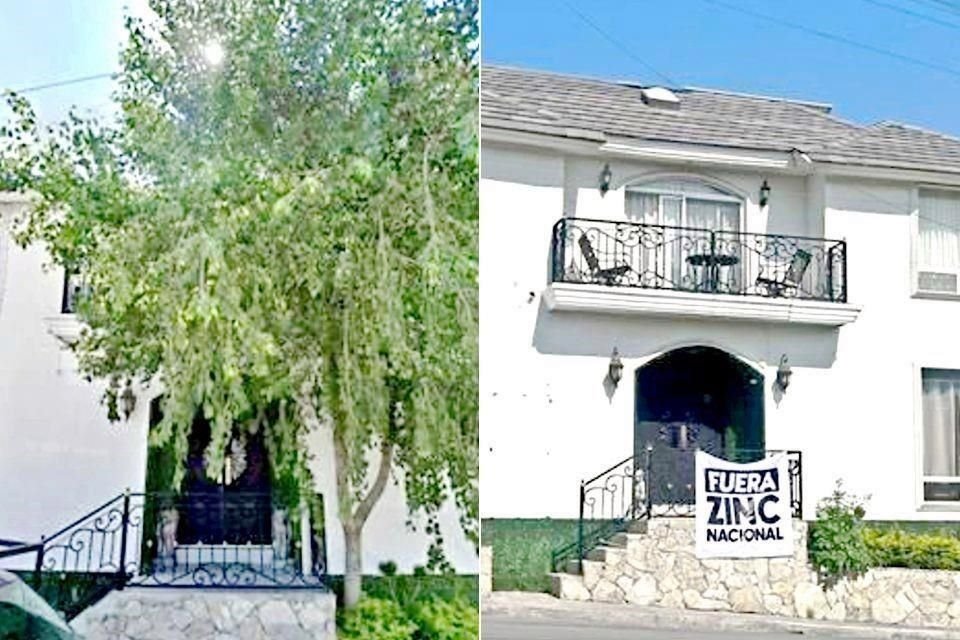 En su domicilio localizado en la Colonia Lomas del Roble, en San Nicolás, el legislador tenía un árbol de grandes dimensiones que cubría casi todo el frente de la casa.