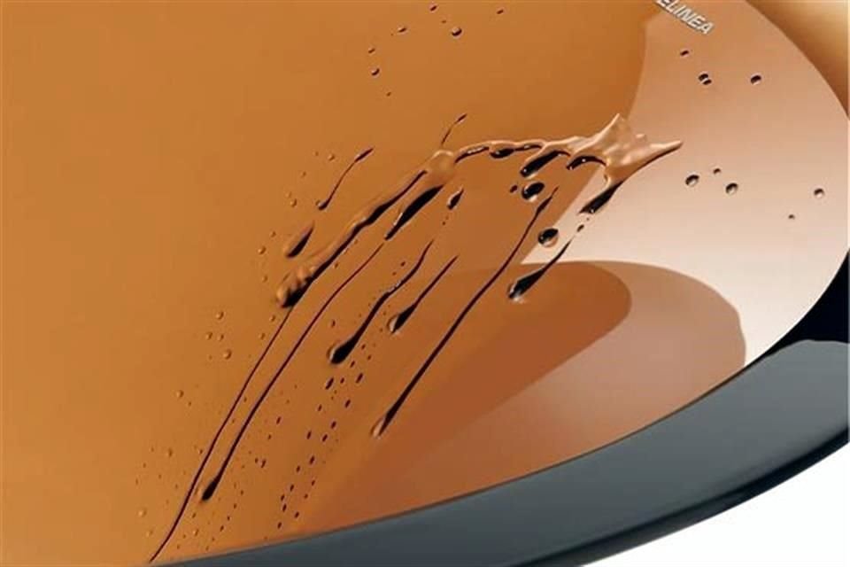 Hasta el goteo parece una pincelada artística.