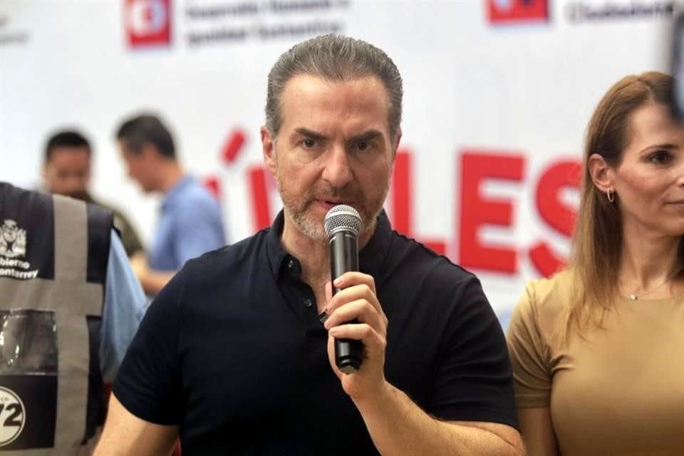 El Alcalde Adrián de la Garza encabezó el evento en el Parque Aztlán, al norponiente de la Ciudad.
