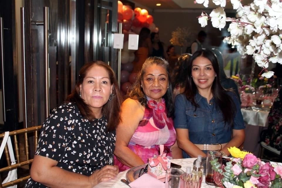 Olga Suárez, Vicenta Torres y Alma Delia de León
