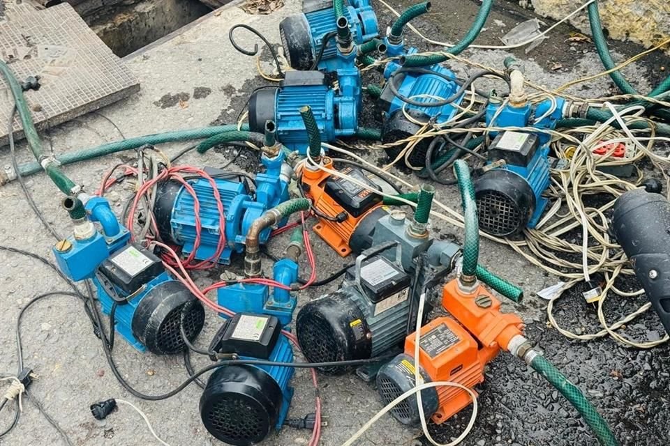 Al menos 15 bombas eran utilizadas para la extracción de agua en la Quinta Zona, en donde vecinos han promovido amparos para exigir suministro.