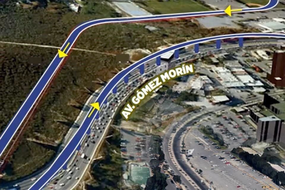 La interconexión conocida como 'La Diana' unirá las avenidas Lázaro Cárdenas, Gómez Morín y Morones Prieto.