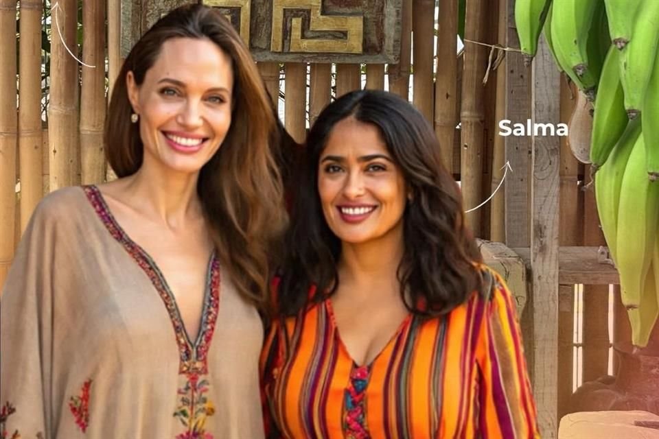 Durante sus vacaciones por Veracruz, Salma Hayek y su amiga, Angelina Jolie, asistieron al restaurante Nakú, de comida totonaca.