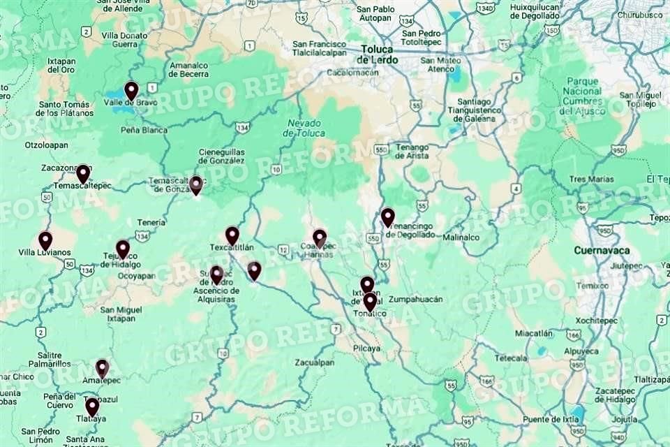 Estos son los 14 municipios donde autoridades estatales y municipales aseguraron comercios vinculados a La Familia Michoacana.