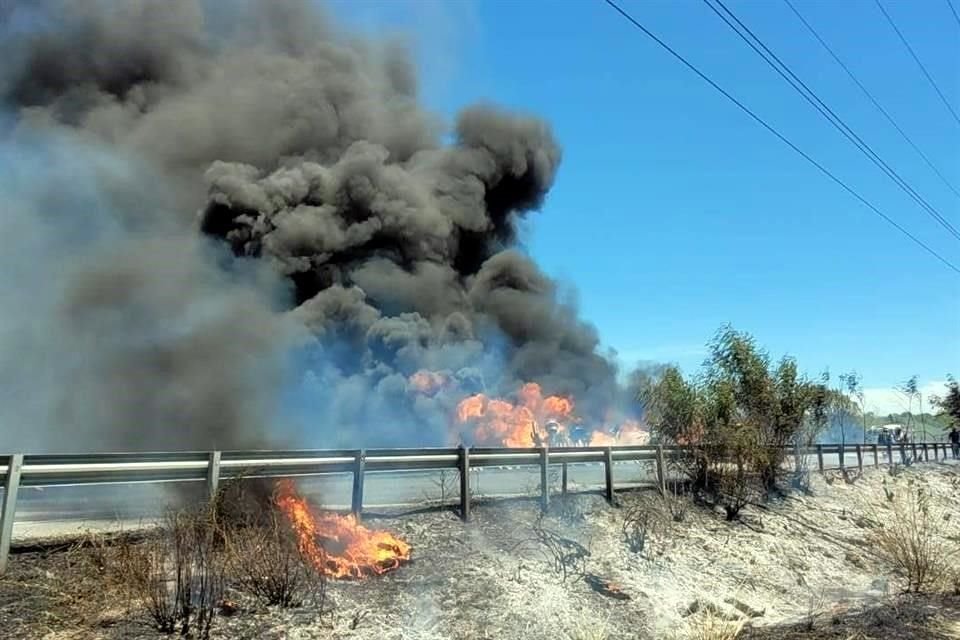 En el lugar no se reportaron heridos ni personas fallecidas.