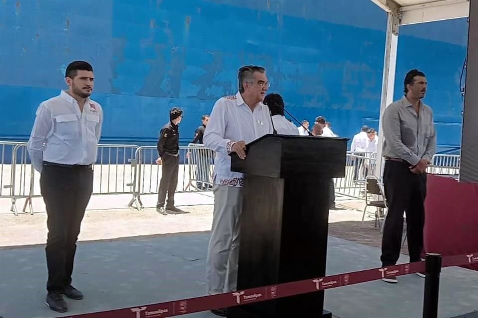 El Gobernador de Tamaulipas señaló que éste es el último puerto en entrar en operaciones en los últimos 20 años.