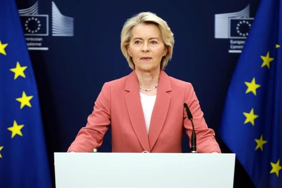 Ursula von der Leyen, presidenta de la Comisión Europea.