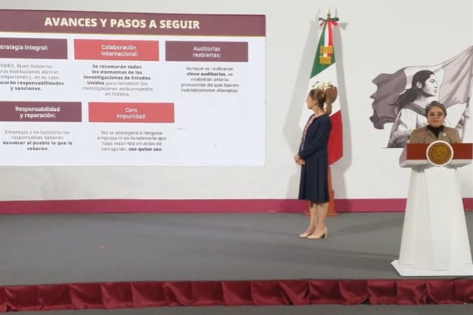 Gobierno mexicano revisará si fueron adulteradas 5 auditorías a contratos indagados en EU por supuestos sobornos a ex funcionarios de Pemex.