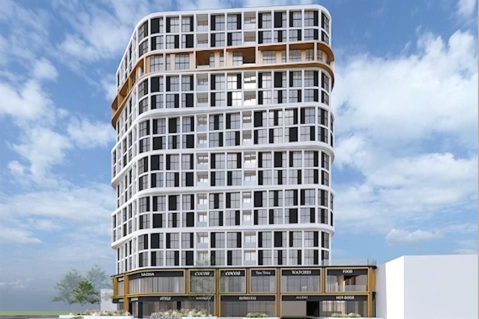 En Enclavia estos se contemplan 13 pisos con 100 departamentos, dos zonas de amenidades y 4 sótanos de estacionamiento.