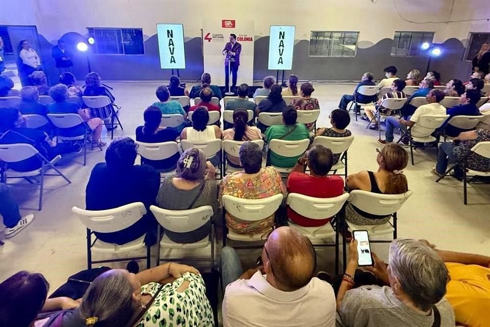 Jesús Nava presentó su informe ante ciudadanos.