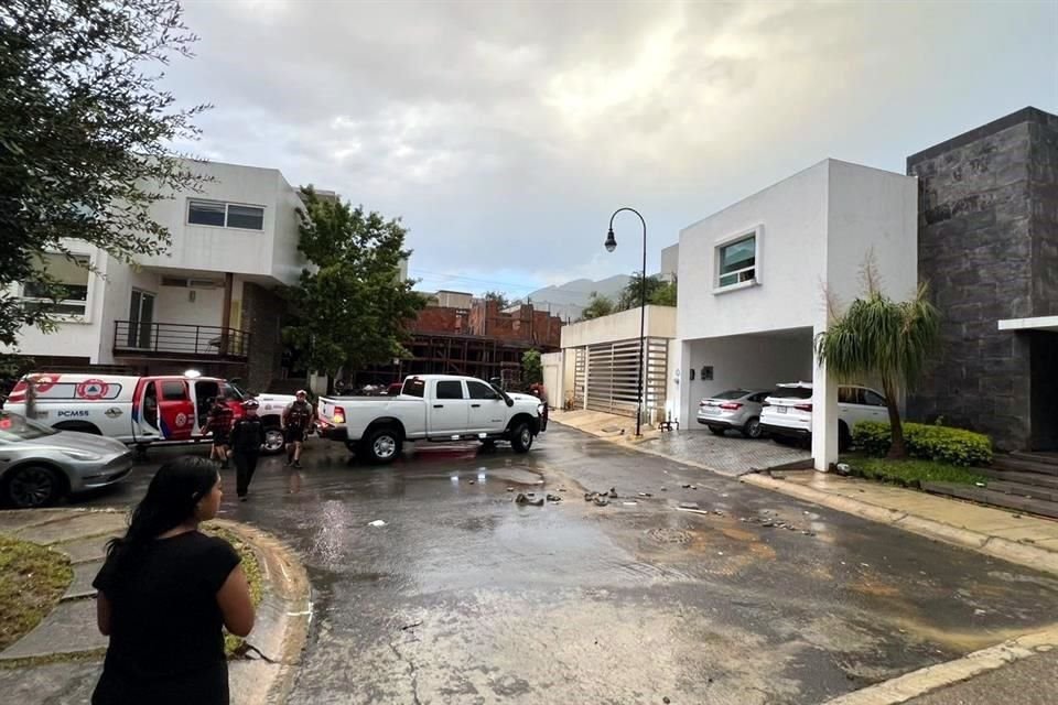 El reporte del incidente se dio a las 18:30 horas.