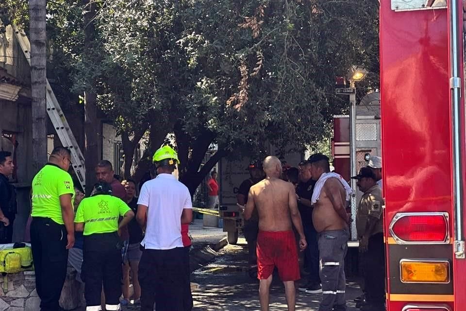 El fatal incendio se registró en una casa de la calle Morelos, en la Colonia Hacienda de la Trinidad.