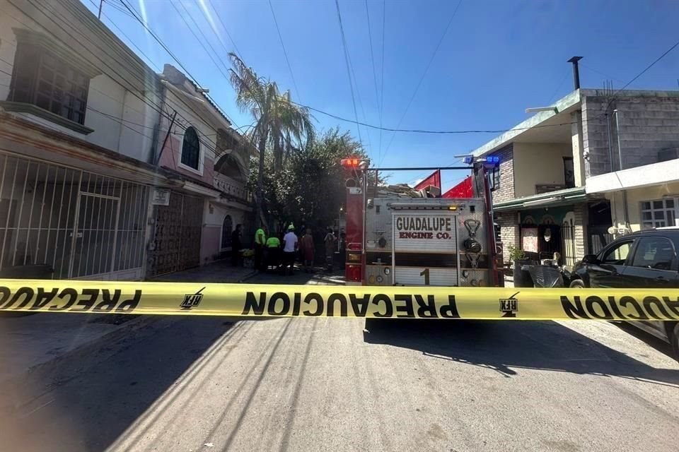 El fatal incendio se registró en una casa de la calle Morelos, en la Colonia Hacienda de la Trinidad.
