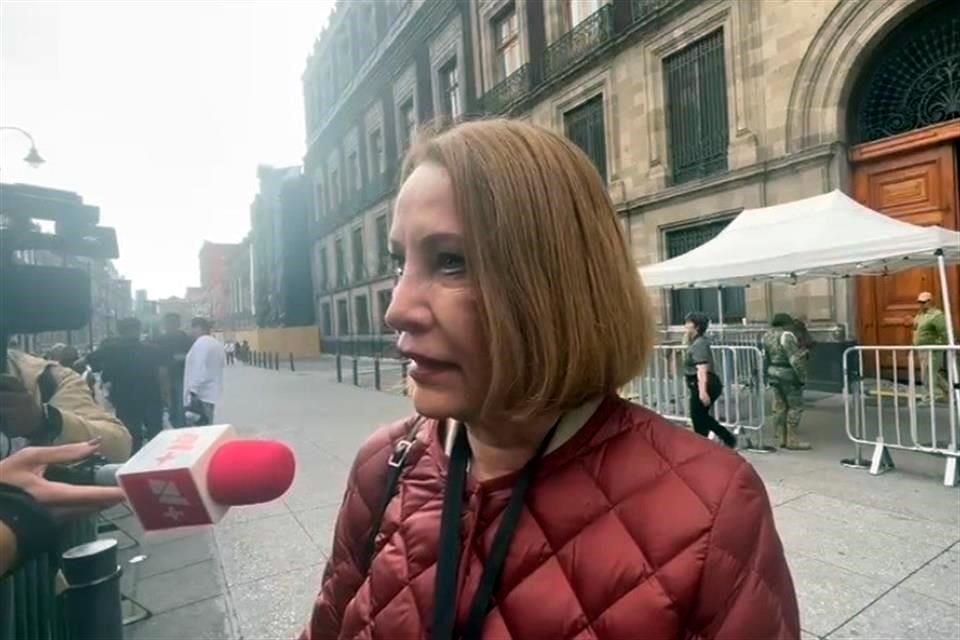 La morenista Laura Itzel Castillo, Presidenta del Senado.