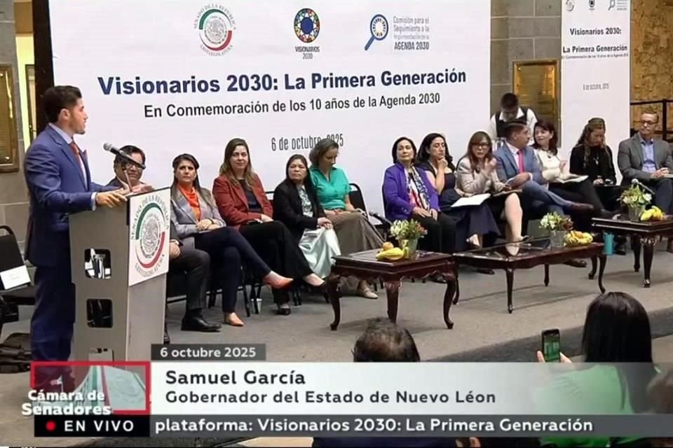  DE LA PRESUNCIÓN... A LA REALIDAD.- El lunes, el Gobernador Samuel García y la Secretaria de Igualdad, Martha Herrera, presumieron en el Senado los logros del programa Hambre Cero.