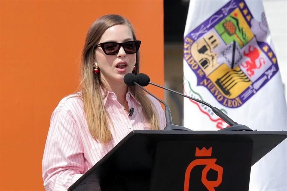 Mariana Rodríguez, esposa del Gobernador y titular de Amar a Nuevo León.