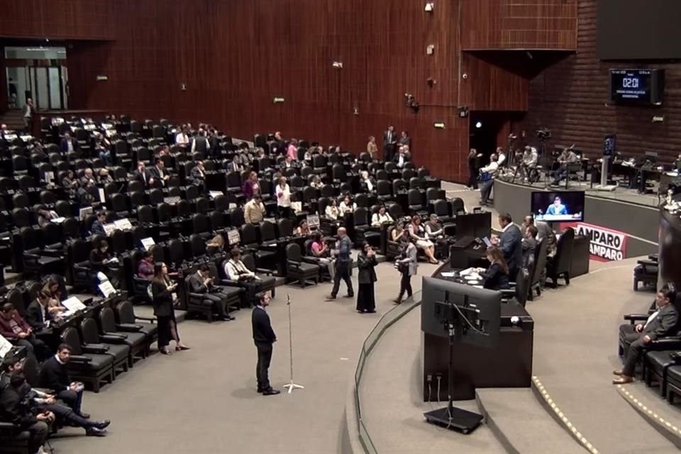 De madrugada y con un Pleno semivacío, diputados revivieron en reforma a Ley de Amparo el artículo transitorio en materia de retroactividad.