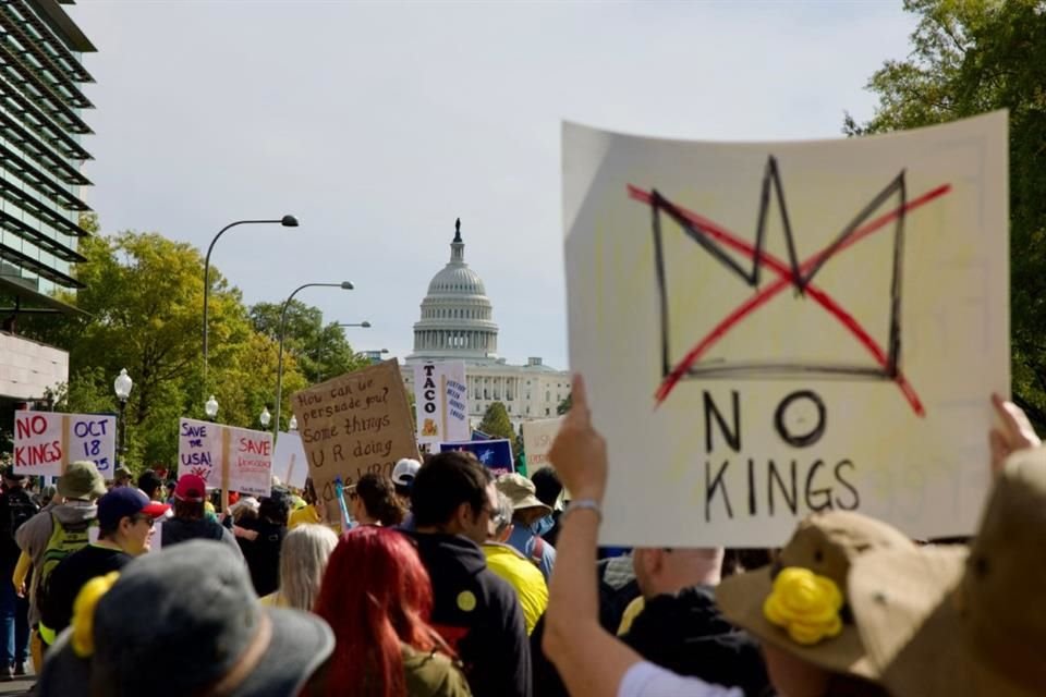 Manifestantes en Washington.