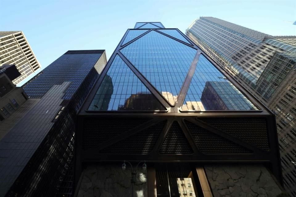 Una vista del nuevo edificio de la sede global de JPMorgan Chase en 270 Park Avenue en la ciudad de Nueva York.