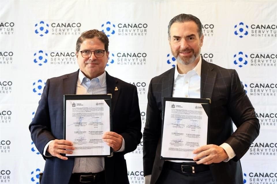 El acuerdo fue firmado por el Presidente de la Cámara, Jaime Herrera Casso, y el Alcalde Adrián de la Garza.