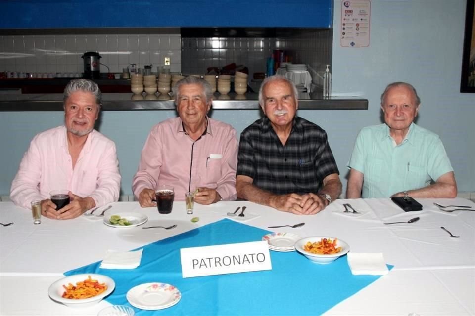 Gustavo Alarcón, José Luis Treviño, Reynaldo Farías y Jorge Arrambide
