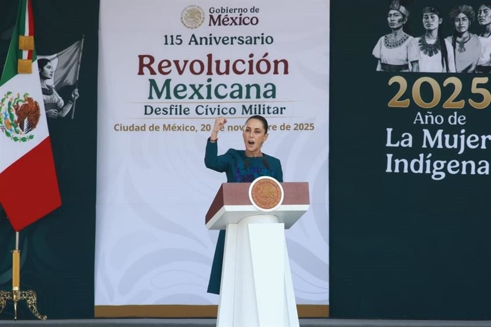 Claudia Sheinbaum, Presidenta de México.