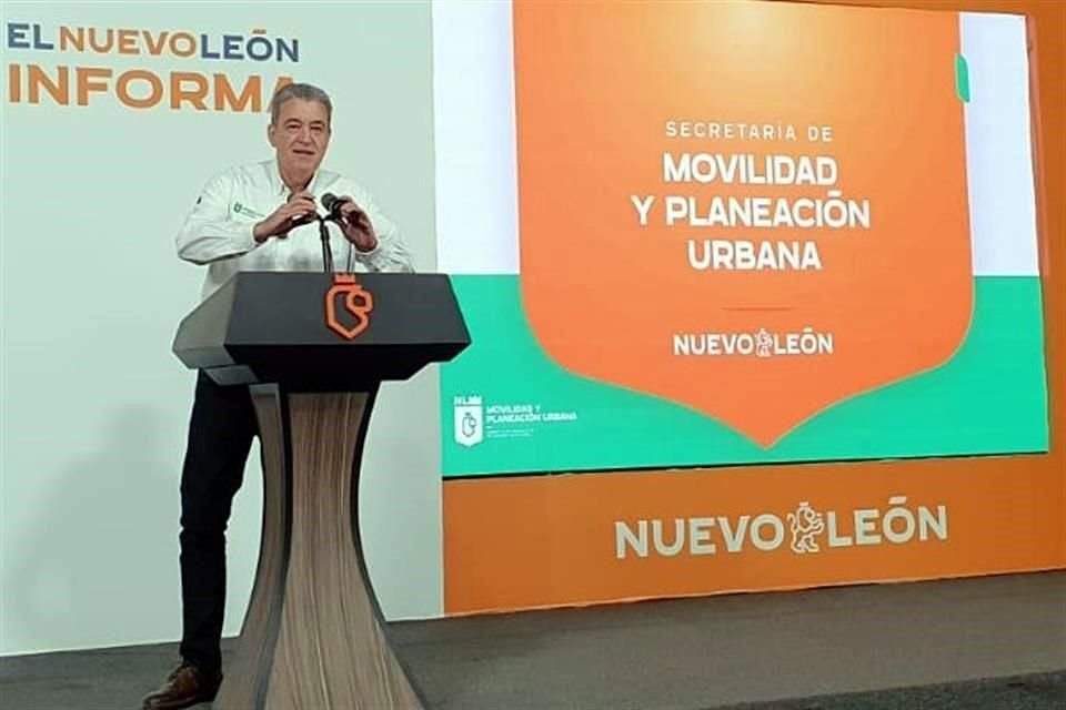 Hernán Villarreal, titular de Movilidad estatal.