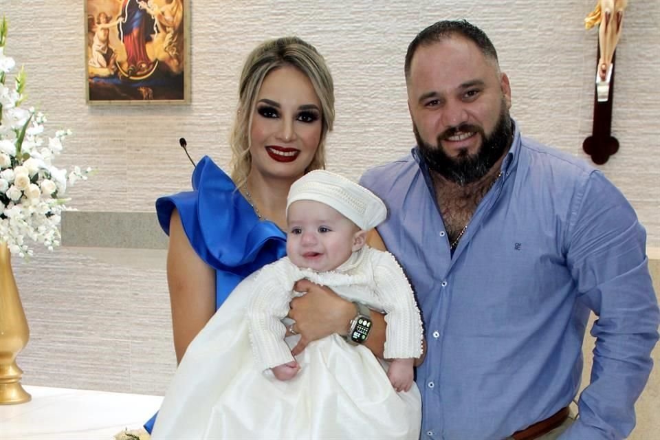 Mayela Villarreal de Garza, Luis Alonso Garza y Marcelo Garza