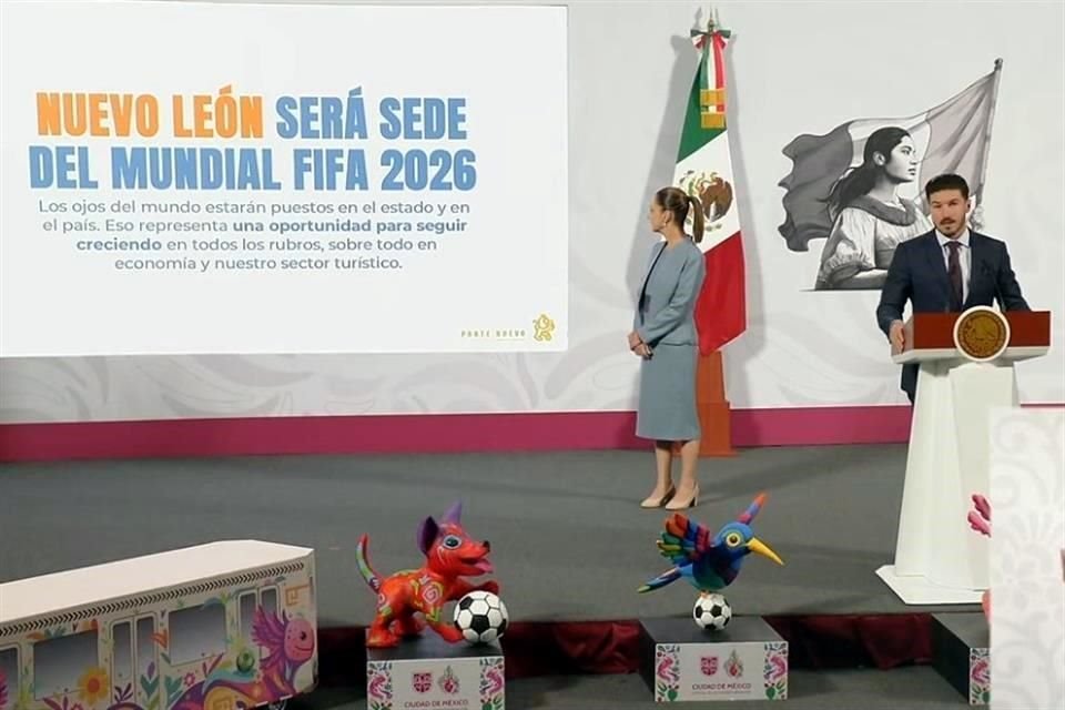 El Gobernador Samuel García participó en la conferencia mañanera de la Presidenta Sheinbaum.