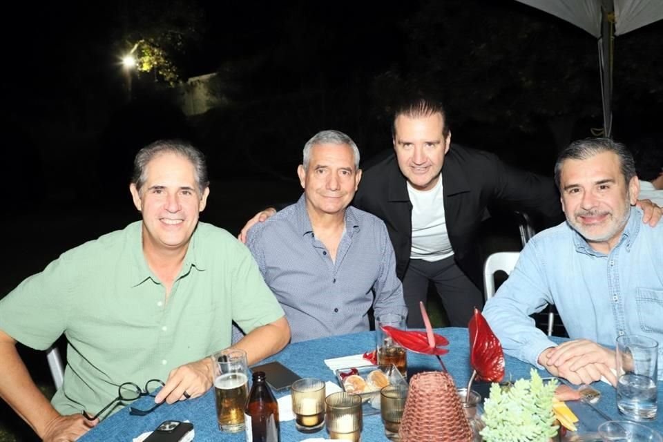 Jorge Chousal, Jorge Vallarta, Salvador Luna y Rómulo Elizondo