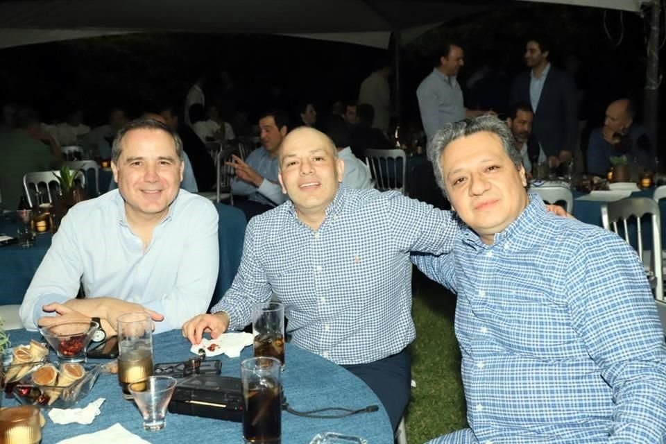 Gabriel González, Fernando Quiroga y Gerardo García
