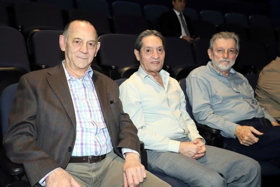 Eduardo Treviño, Rodolfo Zepeda y Luis Eduardo Villarreal