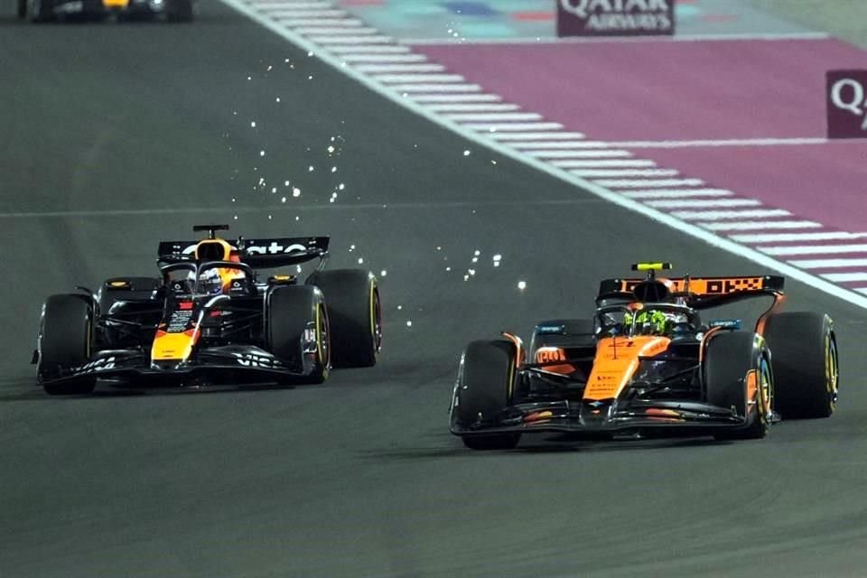 Lando Norris logró soportar el ataque de Max Verstappen en la primera curva y pese a que se le escapó George Russell, se llevó seis puntos valiosos.