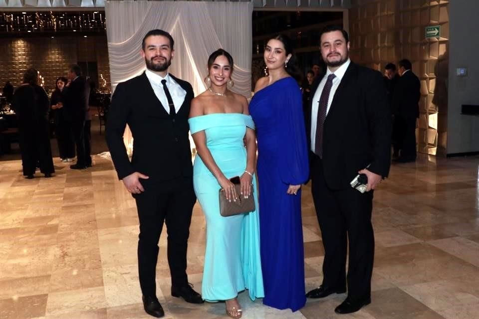 Luis García, Karen Dávila, Paulina Villarreal y Patricio Melo