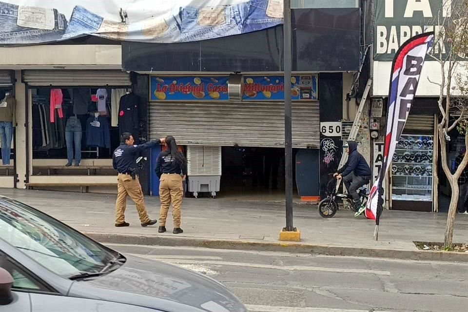 El negocio de maquinitas se ubica en Juárez y Matamoros, en el Centro.