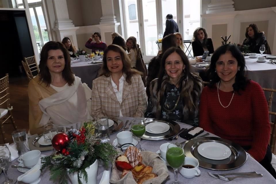 Alejandra Villarreal de Cantú, Alejandro Olivo de Alvarado, Cristina Lara, María Elena Fernández de Coronado