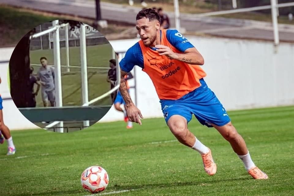 Lucas Ocampos trabajó en la Cancha 1 de El Barrial.