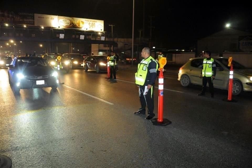 Las multas por conducir en estadio de ebriedad en San Nicolás oscilan entre los 7 mil 240 y los 22 mil 628 pesos,