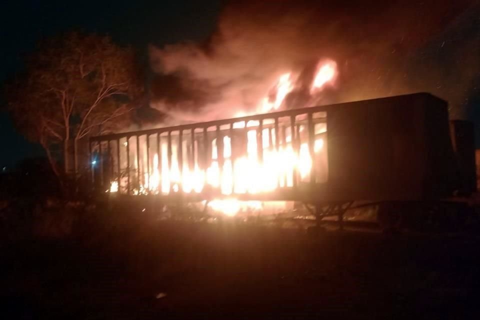 El siniestro fue reportado a las 20:30 horas.