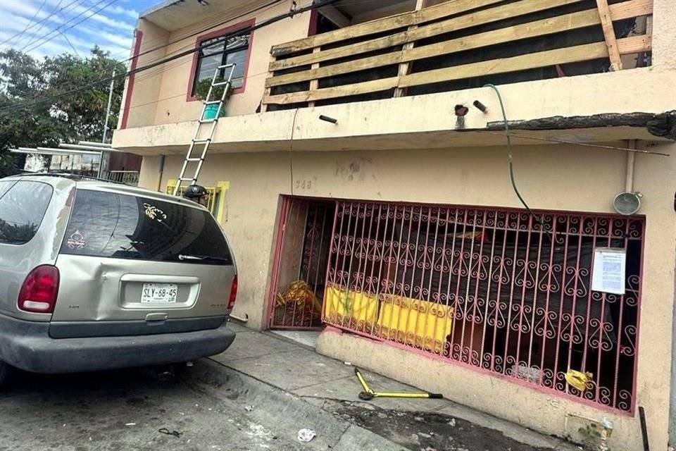 En total, fueron cateadas ocho casas en San Nicolás.